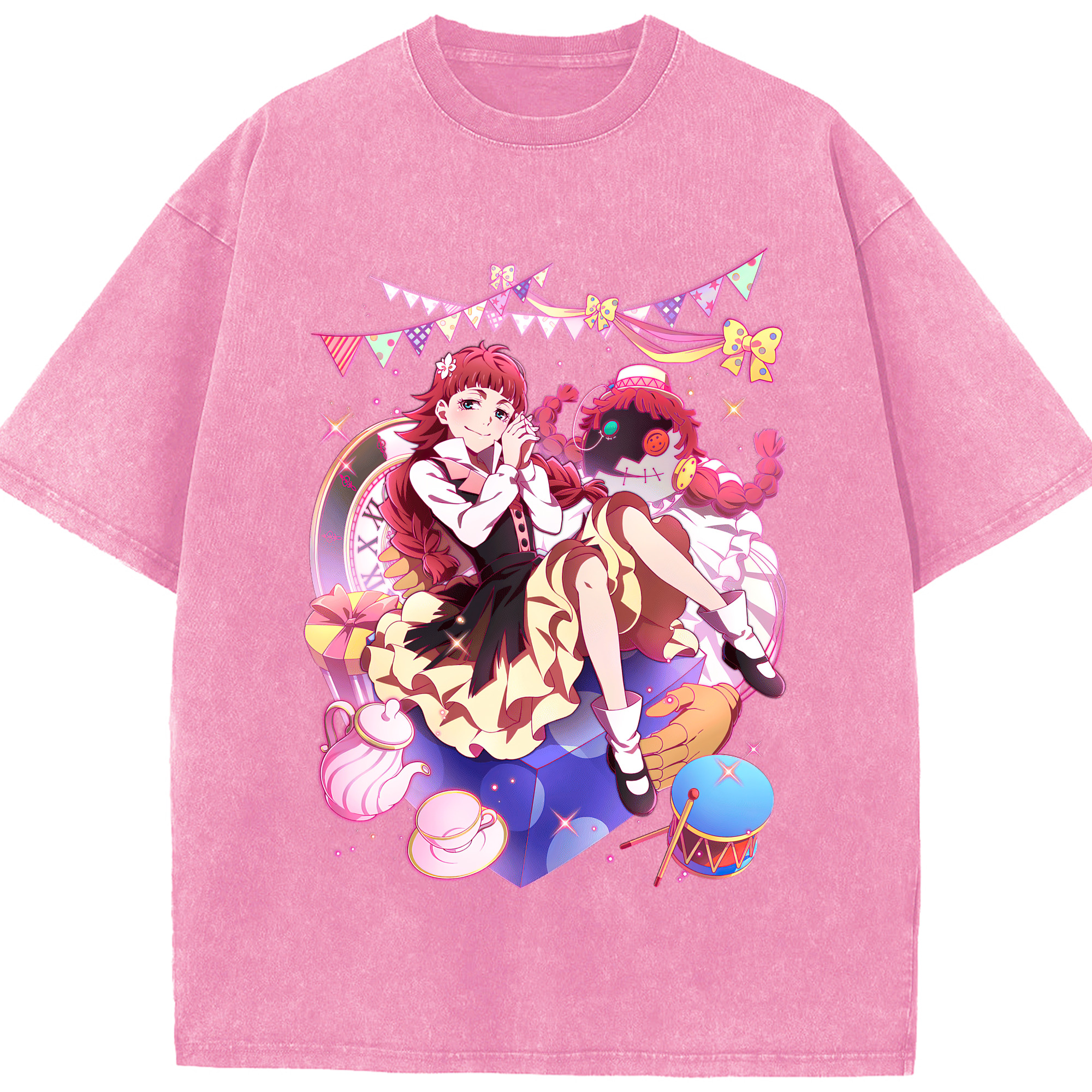 （画像用） 文豪ストレイドッグス Bungo Stray Dogs 綿100% ヴィンテージ風 半袖Tシャツ（フロントプリント）